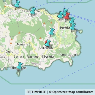 Mappa Via Vicinale Casagnese, 80072 Barano D'ischia NA, Italia (2.82818)