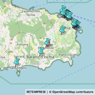 Mappa Via Vicinale Casagnese, 80072 Barano D'ischia NA, Italia (2.9155)