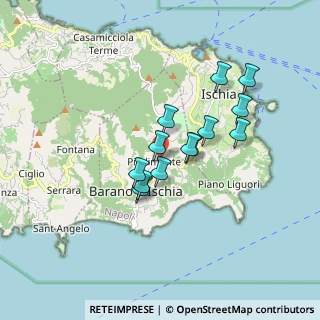 Mappa Via Vicinale Casagnese, 80072 Barano D'ischia NA, Italia (1.43615)