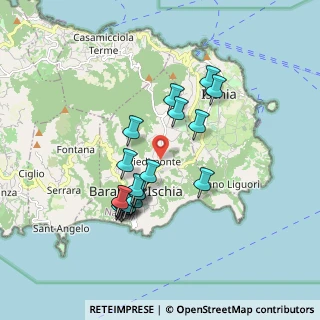 Mappa Via Vicinale Casagnese, 80072 Barano D'ischia NA, Italia (1.6985)