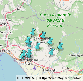 Mappa Via De Rossi, 84095 Giffoni Valle Piana SA, Italia (6.99)