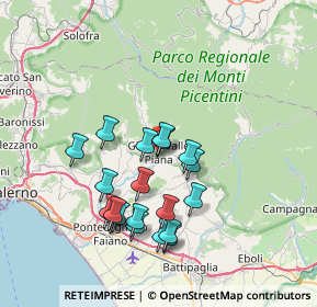 Mappa Via De Rossi, 84095 Giffoni Valle Piana SA, Italia (7.2995)