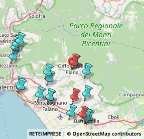 Mappa Via De Rossi, 84095 Giffoni Valle Piana SA, Italia (9.9475)