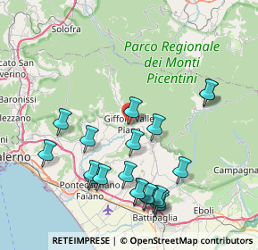 Mappa Via De Rossi, 84095 Giffoni Valle Piana SA, Italia (9.2755)