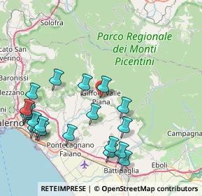 Mappa Via De Rossi, 84095 Giffoni Valle Piana SA, Italia (10.019)