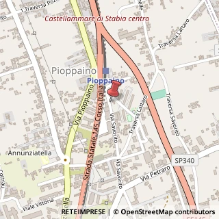 Mappa Via Savorito, 30, 80053 Castellammare di Stabia, Napoli (Campania)