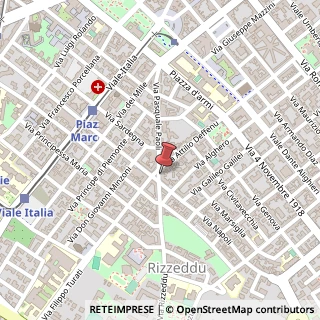 Mappa Piazza Salvator Ruju, 7, 07100 Sassari, Sassari (Sardegna)