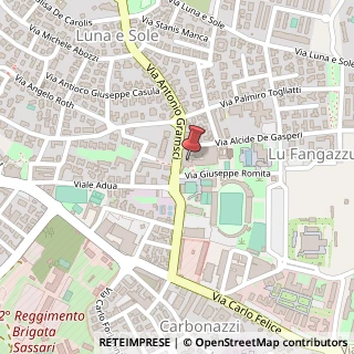 Mappa Via Antonio Gramsci, 07100 Sassari SS, Italia, 07100 Sassari, Sassari (Sardegna)