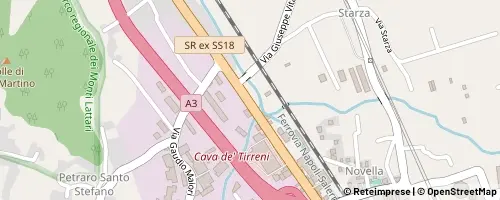 Mappa Cava de' Tirreni