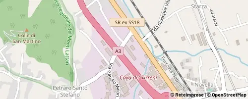 Mappa Cava de' Tirreni