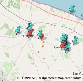 Mappa Via San Giovanni Bosco, 72017 Ostuni BR, Italia (4.5095)