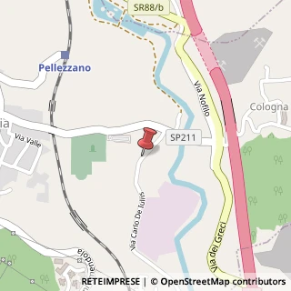 Mappa Via Tenente Farina, 36, 84080 Pellezzano, Salerno (Campania)