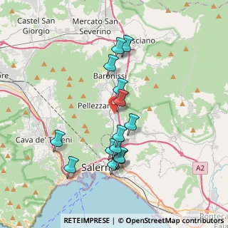 Mappa Via Tenente Farina, 84080 Pellezzano SA, Italia (3.73143)