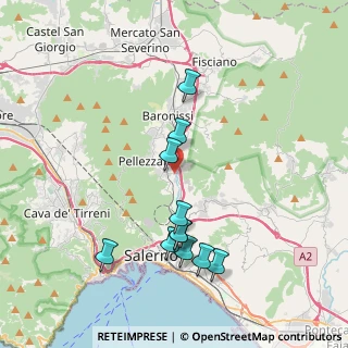 Mappa Via Tenente Farina, 84080 Pellezzano SA, Italia (4.10455)