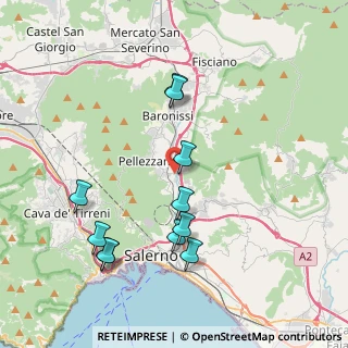 Mappa Via Tenente Farina, 84080 Pellezzano SA, Italia (4.36182)