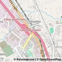Kaart Cava de' Tirreni