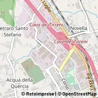 Kaart Cava de' Tirreni
