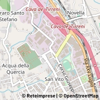 Kaart Cava de' Tirreni