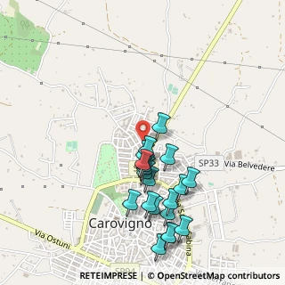 Mappa Via Luigi Galvani, 72012 Carovigno BR, Italia (0.524)