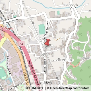 Mappa Via Gaetano Esposito, 31, 84013 Cava de' Tirreni, Salerno (Campania)