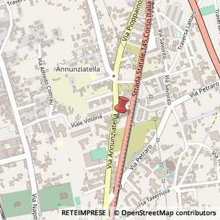 Mappa Via Annunziatella, 36, 80053 Castellammare di Stabia, Napoli (Campania)