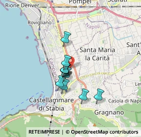 Mappa Via Petraro, 80053 Castellammare di Stabia NA, Italia (1.23273)