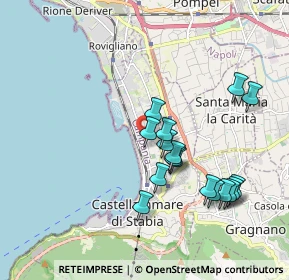 Mappa Via D'Ajello Vincenzo, 80053 Castellammare di Stabia NA, Italia (1.93941)