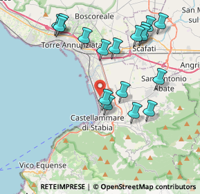 Mappa Via D'Ajello Vincenzo, 80053 Castellammare di Stabia NA, Italia (4.43353)