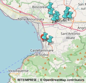 Mappa Via D'Ajello Vincenzo, 80053 Castellammare di Stabia NA, Italia (4.59364)