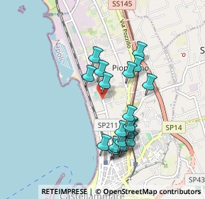 Mappa Via D'Ajello Vincenzo, 80053 Castellammare di Stabia NA, Italia (0.8905)