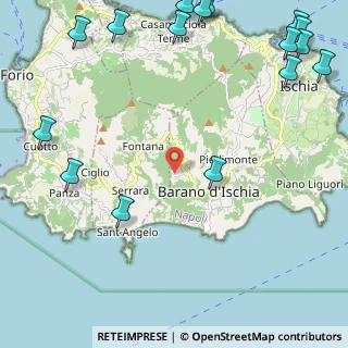 Mappa Via Michele Vado, 80070 Barano D'ischia NA, Italia (3.70938)