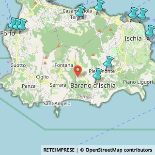 Mappa Via Michele Vado, 80070 Barano D'ischia NA, Italia (3.88727)