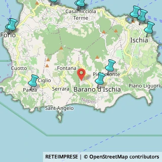 Mappa Via Michele Vado, 80070 Barano D'ischia NA, Italia (3.77)