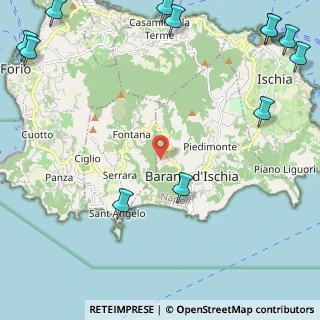 Mappa Via Michele Vado, 80070 Barano D'ischia NA, Italia (3.91583)