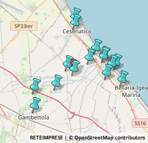 Mappa SP 98, 47042 Sala FC (3.51333)