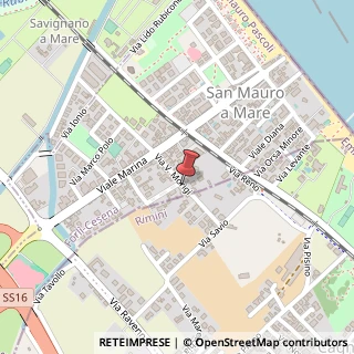 Mappa Via V. Morigi, 16, 47814 Bellaria-Igea Marina, Rimini (Emilia Romagna)
