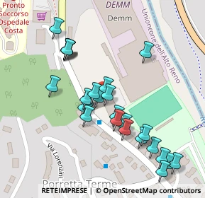 Mappa Piazza Smeraldi Augusto, 40046 Alto Reno Terme BO, Italia (0.11154)