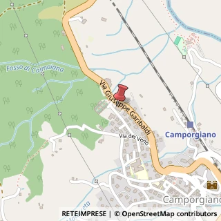 Mappa Via Giuseppe Garibaldi, 55/A, 55031 Camporgiano, Lucca (Toscana)