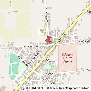 Mappa Via Pastrengo, 133, 47521 Cesena, Forlì-Cesena (Emilia Romagna)