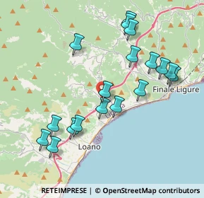 Mappa 17027 Fornaci SV, Italia (4.09333)