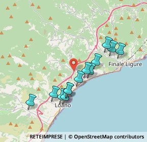 Mappa Via Canun, 17027 Fornaci SV, Italia (3.42385)