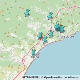 Mappa Via Canun, 17027 Pietra Ligure SV, Italia (3.61091)