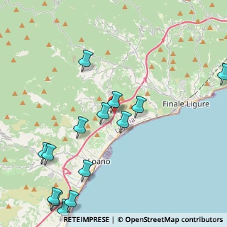 Mappa Via Canun, 17027 Fornaci SV, Italia (5.42714)