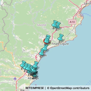 Mappa Via Canun, 17027 Pietra Ligure SV, Italia (9.7535)