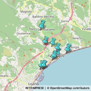 Mappa Via Canun, 17027 Pietra Ligure SV, Italia (1.67786)