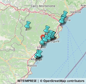 Mappa Via Canun, 17027 Fornaci SV, Italia (10.234)