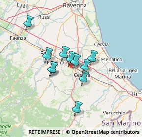 Mappa Via Cuneo, 47032 Bertinoro FC, Italia (10.08909)
