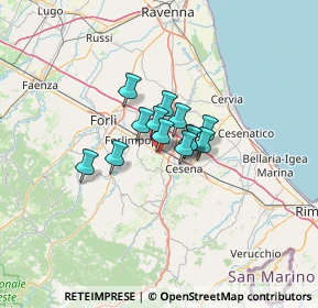 Mappa Via Cuneo, 47032 Bertinoro FC, Italia (6.79769)