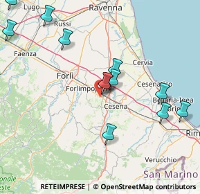 Mappa Via Cuneo, 47032 Bertinoro FC, Italia (17.92)