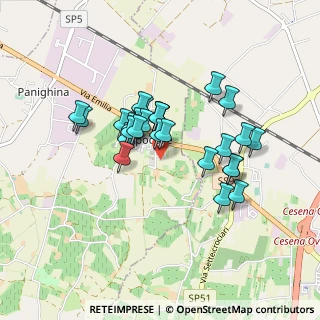 Mappa Via Cuneo, 47032 Bertinoro FC, Italia (0.7037)